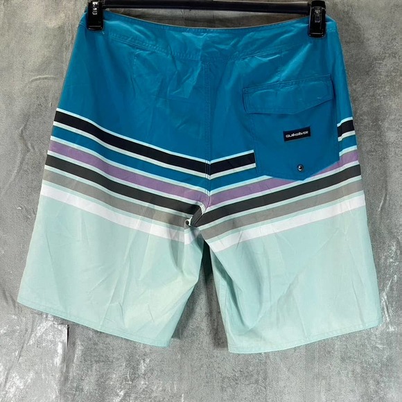 Quicksilver Men's Delph Blue Everyday Swell Vision 20" Pull-On Beach Short SZ 36 - Picture 2 of 13
